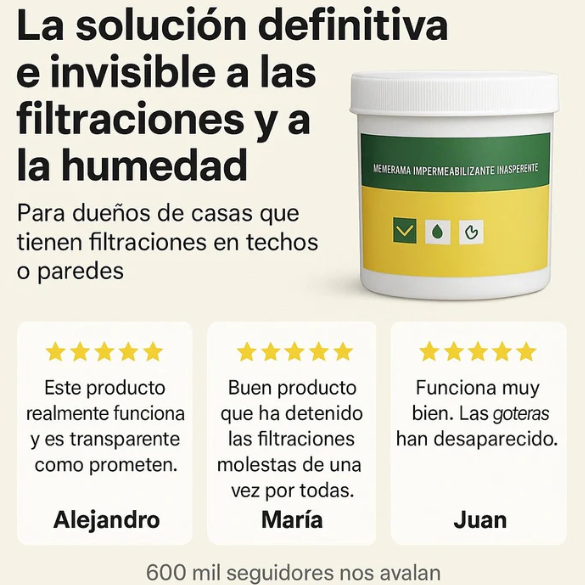 Producto - Membrana Impermeabilizante Transparente