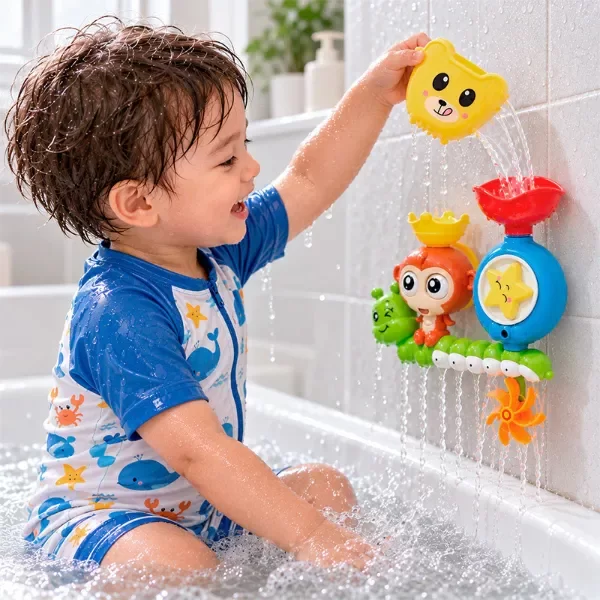 Producto - Juego de baño interactivo sin pilas! Con sopapas - 2
