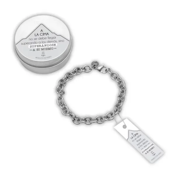 Producto - PULSERA ACERO ENZO ( SALVE REGINA )