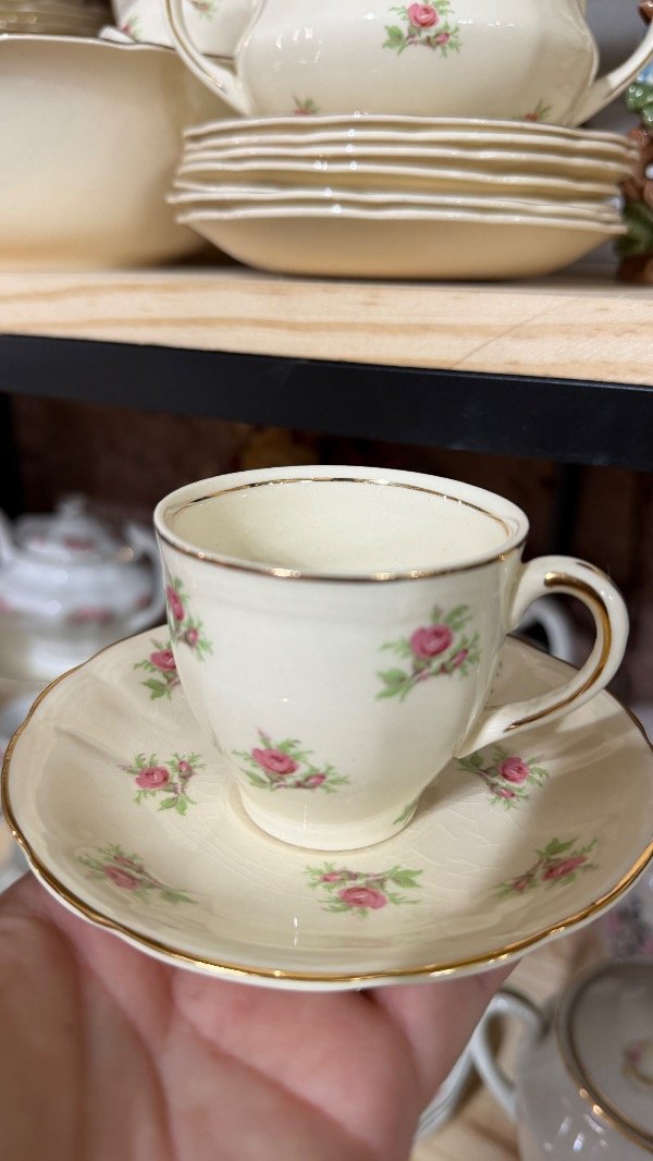 Producto - Dúo de café florcitas meakin - 0