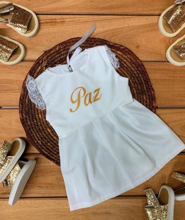 Producto - Vestido Paz blanco