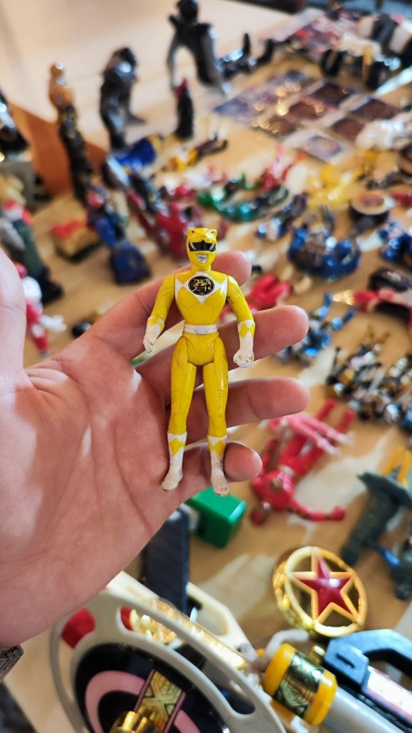 Producto - Yellow Ranger Mighty Morphin  Mc Donalds Power Rangers 1995 Movie - 0