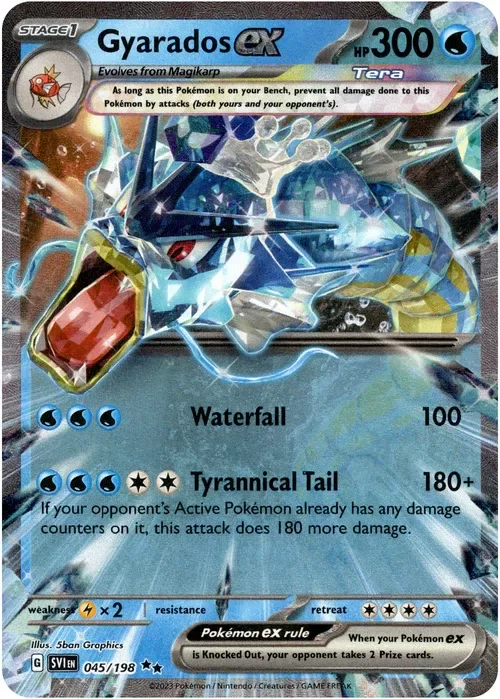 Producto - Gyarados ex - 045/198 - Scarlet and Violet - Holo