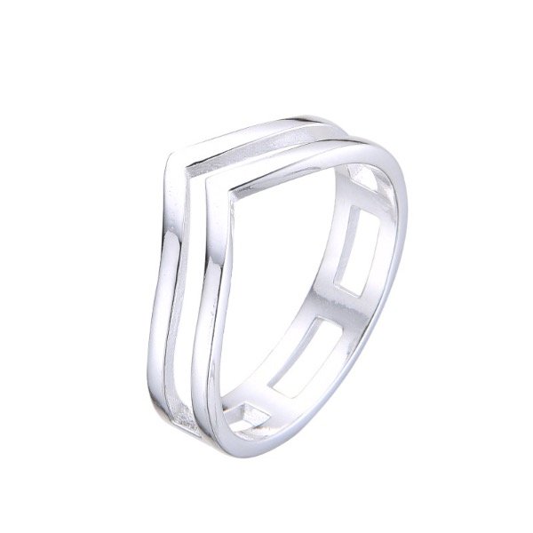 Producto - Anillo corona liso doble