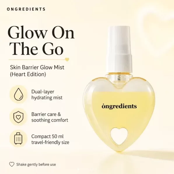 Producto - ongredients Skin Barrier Glow Mist Heart Edition 50ml - 4