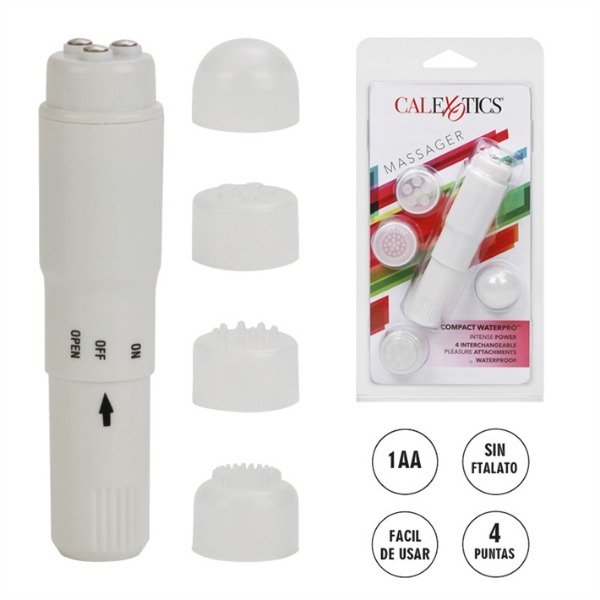 Producto - COMPACT WATERPO ESTIMULADOR VAGINAL CON CABEZAS INTERCAMBIABLES