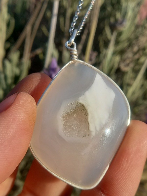 Producto - Drusa de Agata blanca