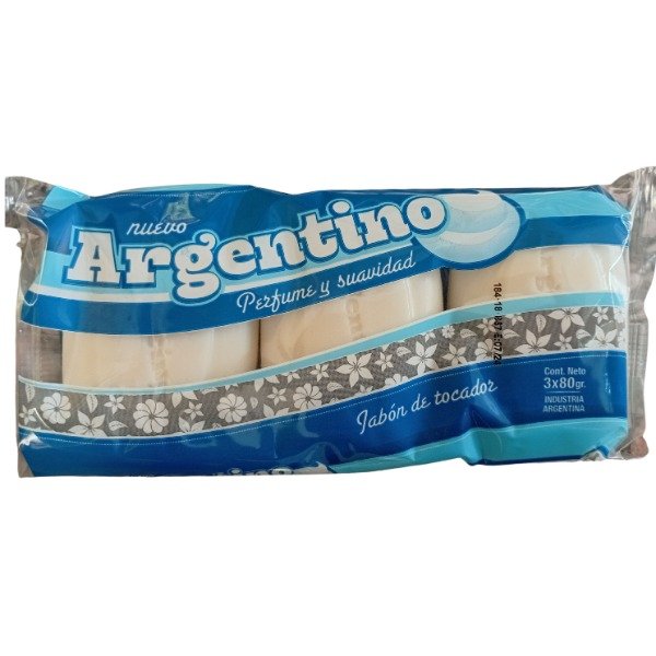 Producto - JABON TOCADOR ARGENTINO X3 90GR