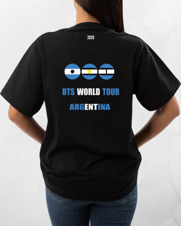 Producto - BTS ARGENTINA FRENTE Y ESPALDA (OVERSIZE)
