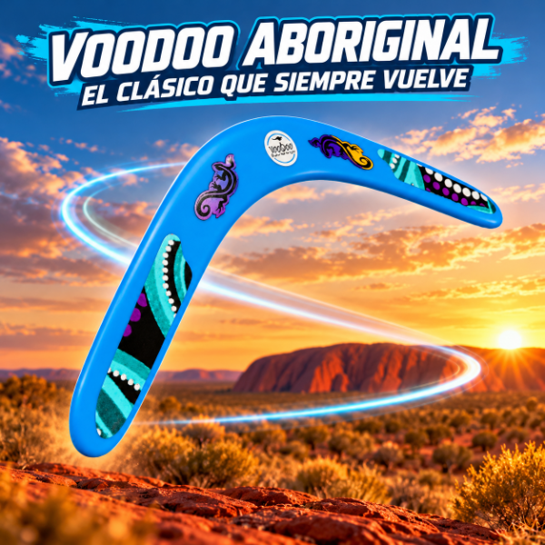 Producto - Combo Boomerang Aboriginal + Boomerang Star Indoor Voodoo - 5