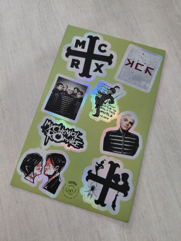 Producto - Planchitas de stickers - My chemical romance