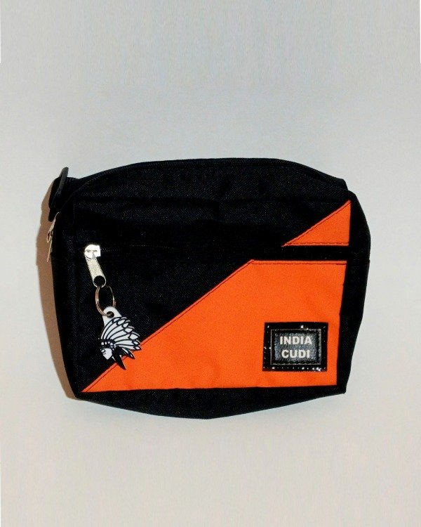 Producto - Riñonera Bi Color Negra/Naranja