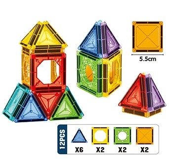 Producto - Bloques magnéticos x 12 piezas