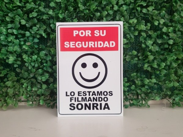 Producto - CARTEL SONRIA LO ESTAMOS FILMANDO