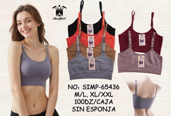 Producto - TOP S/RELLENO MICROFIBRA NEED FEEL 436 (x6)