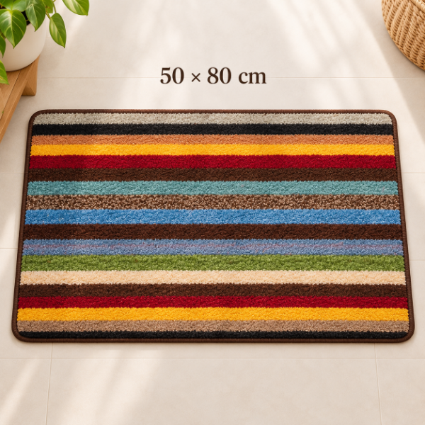 Producto - ALFOMBRA PIE DE CAMA FELPUDO GRUESA DE LANA 50X80CM - 3
