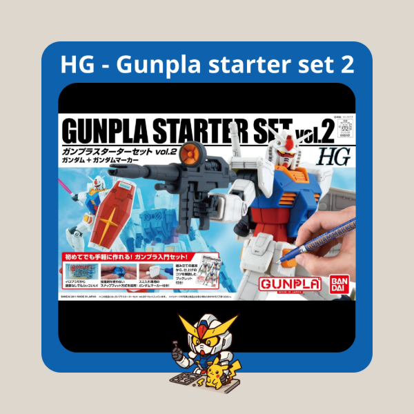 Producto - HG Gunpla Starter Set Vol.2