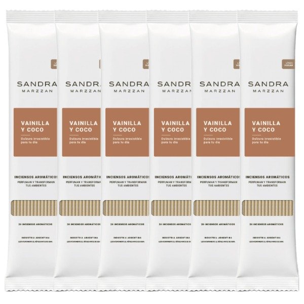 Producto - Incienso Aromático Vainilla y Coco 20u