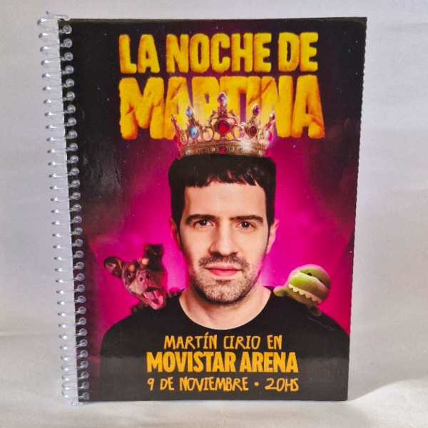 Producto - Cuaderno Martin Cirio Movistar Arena