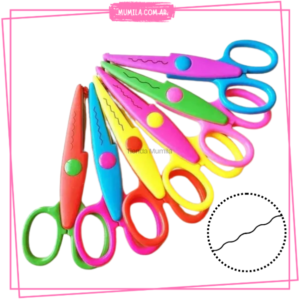 Producto - Tijera con formas ondas