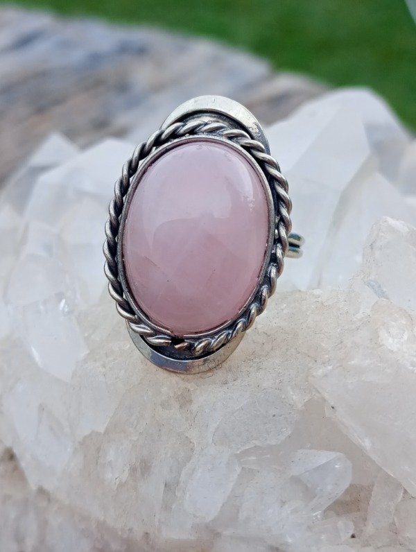 Producto - Anillo de Cuarzo Rosa