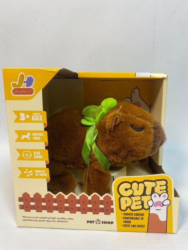 Producto - Peluche capibara cute pet color Marrón MASCOTA 1