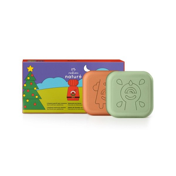 Producto - Caja de Jabones en Barra Surtidos "Navidad" 2u x 90g c/u - Natura Naturé