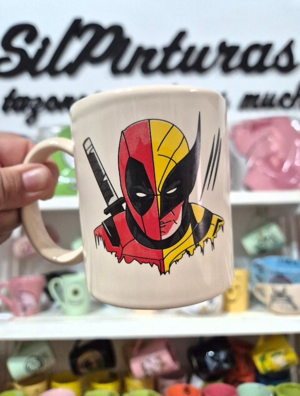 Producto - Taza recta color Deadpool Wolverine