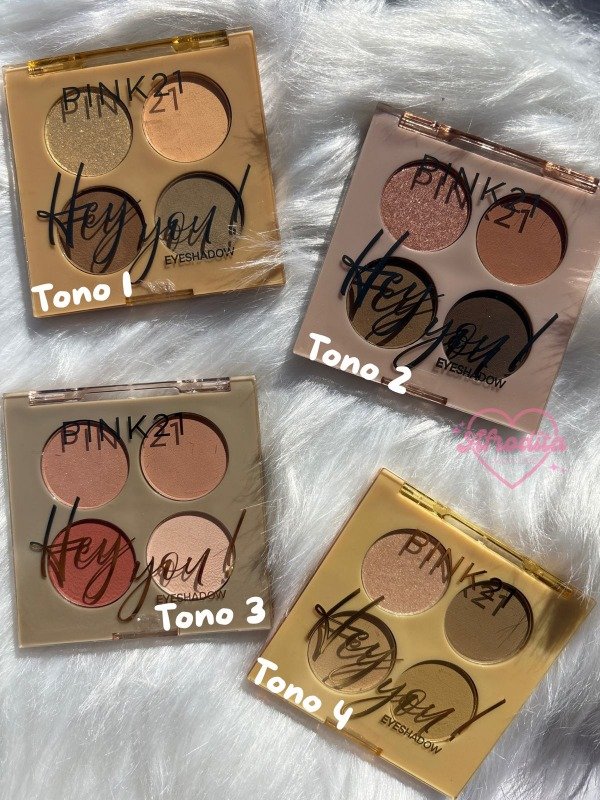 Producto - Paleta de sombras pink21 hey you