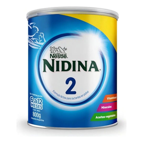 Producto - Leche Nestlé Nidina 2 En Polvo - Lata x 800gr