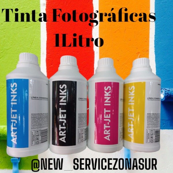 Producto - TINTA COMERCIAL 1 LITRO- 4 TINTAS
