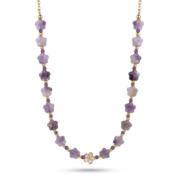 Producto - Collar "Flor Violeta" - 1