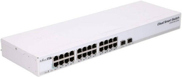Producto - Switch Mikrotik CSS326-24G-2S+RM 24 puertos Gigabit  + 2 SFP+
