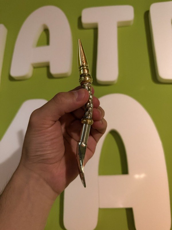 Producto - Bombillon Curvo Premium de Aplaca y Bronce