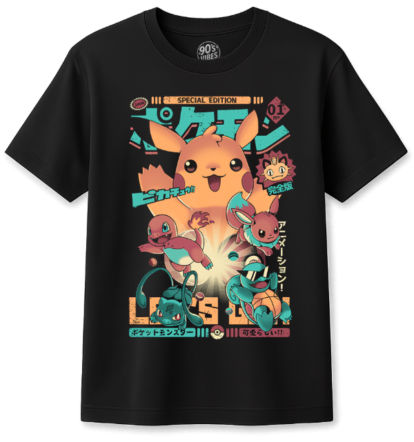 Producto - Remera Pokemon Limited Edition Personajes