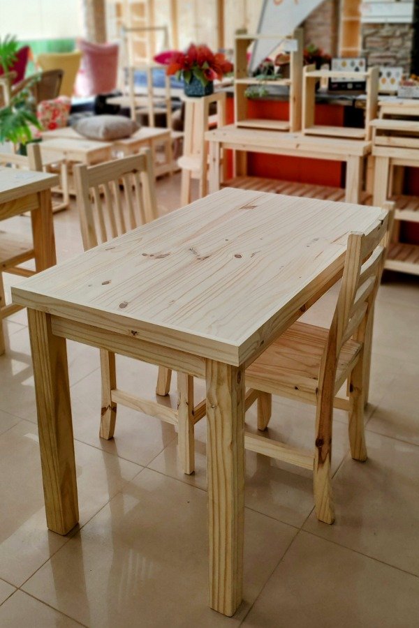 Producto - Mesa de Pino Rectangular