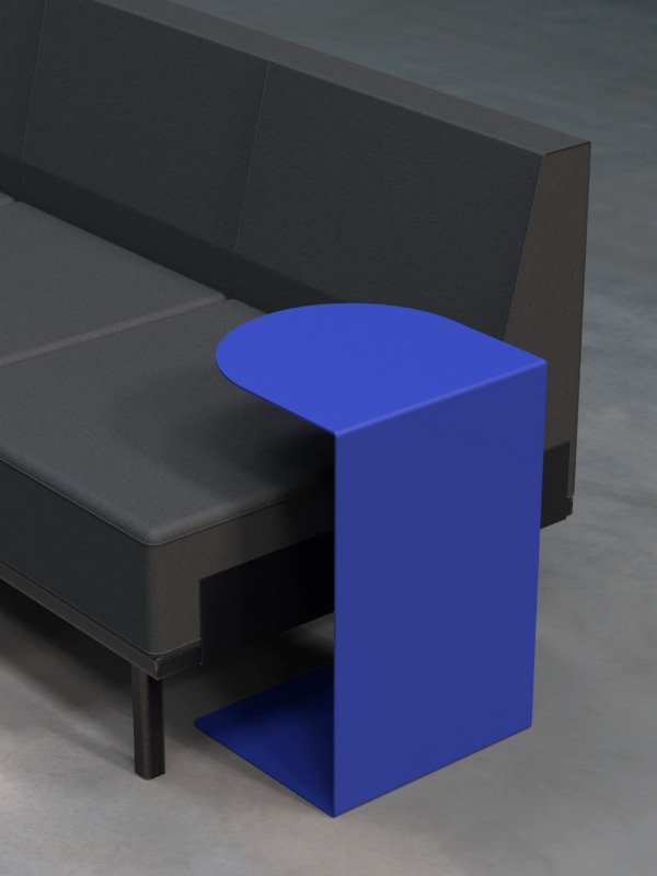 Producto - Mesa C - mesa de arrime metálica de apoyo - 2