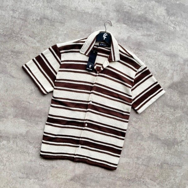 Producto - CAMISA TEJIDA BOGOTA CHOCOLATE