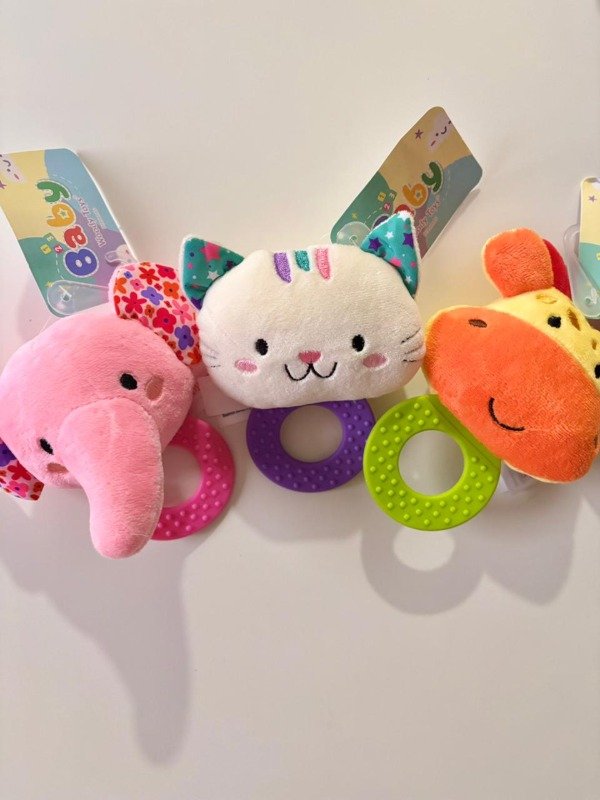 Producto - Sonajero + Mordillo Baby Toys de peluche