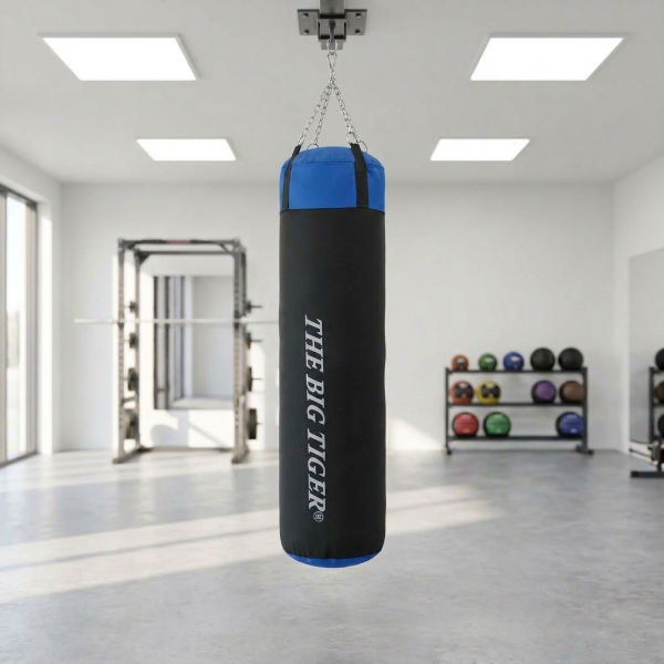 Producto - Bolsa de Boxeo 130 cm (RELLENA + Cadena) entrenamiento fitness artes marciales - 0