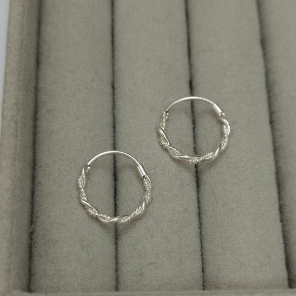 Producto - Argollas Fedra 1,2cm PL925 300191 - 0