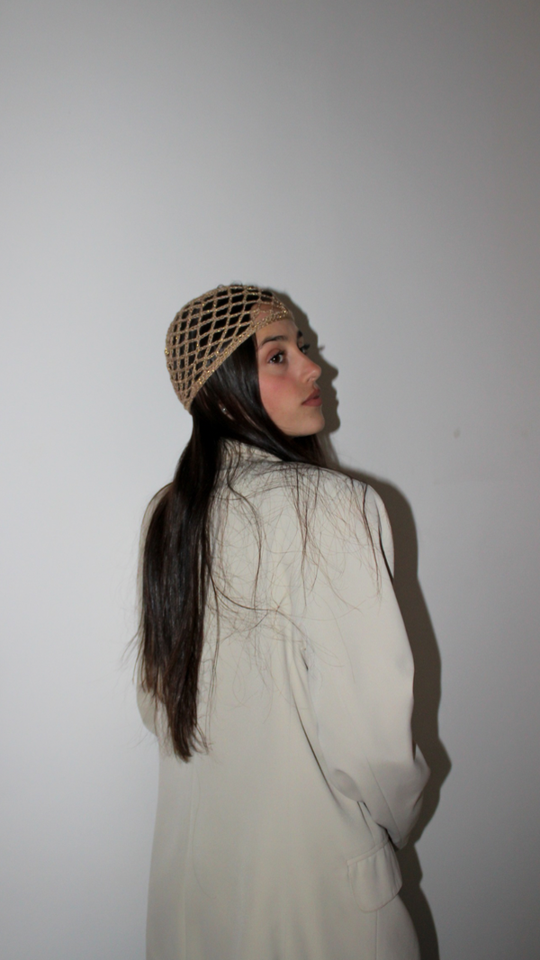 Producto - Casquete Lurex Dorado