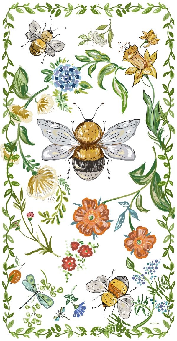 Producto - Mantel Abeja blanco