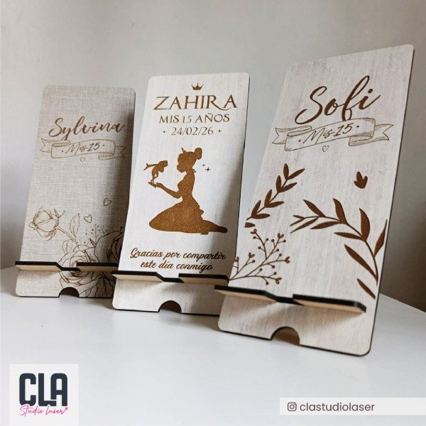 Producto - Portacelulares en mdf enchapado