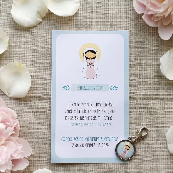 Producto - Pack Recuerdo Personalizado con Medallita para Colgar - Colegio