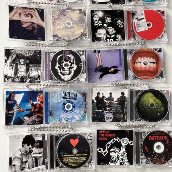 Producto - Llavero Mini CD PERSONALIZADO con NFC - Llavero personalizado