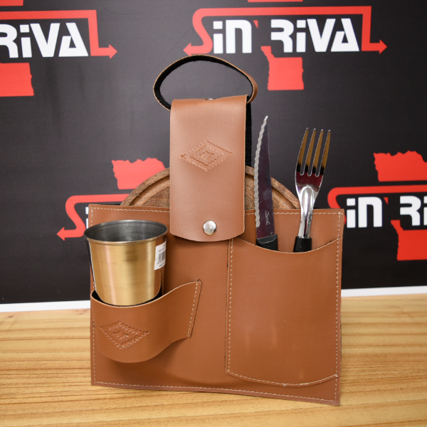 Producto - SET DE ASADO CUADRADO SOLAPA CON VASO 2227