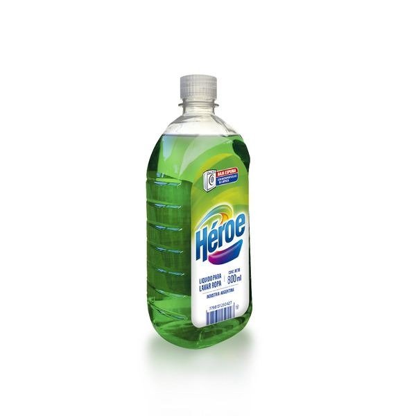 Producto - Jabón líquido para ropa heroe x 800ml