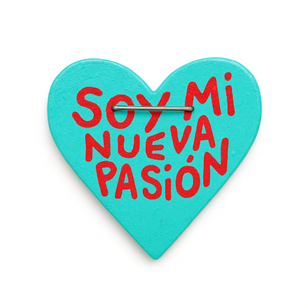 Producto - Soy mi nueva pasión - pin corazon
