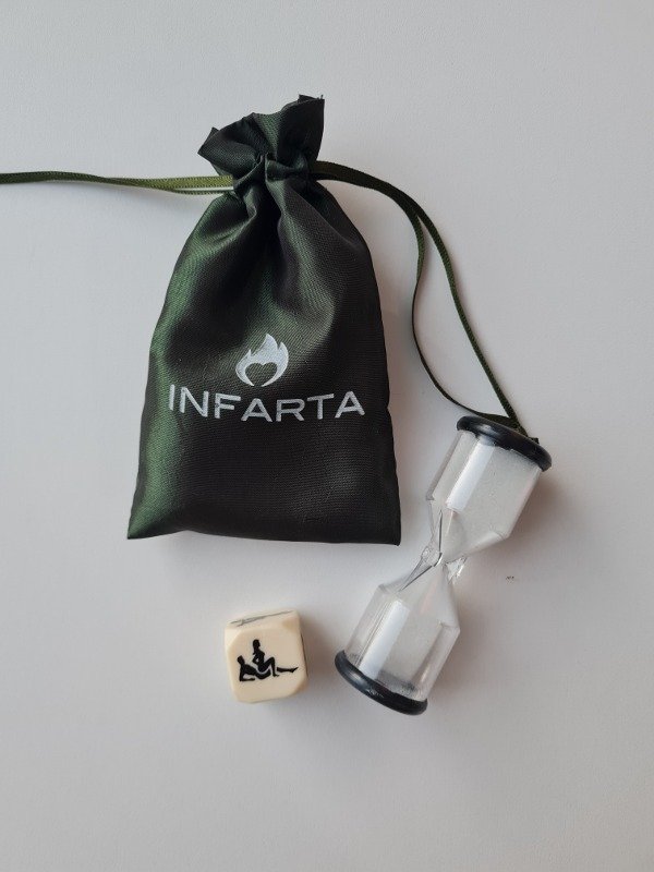 Producto - Juego de dado y reloj de arena